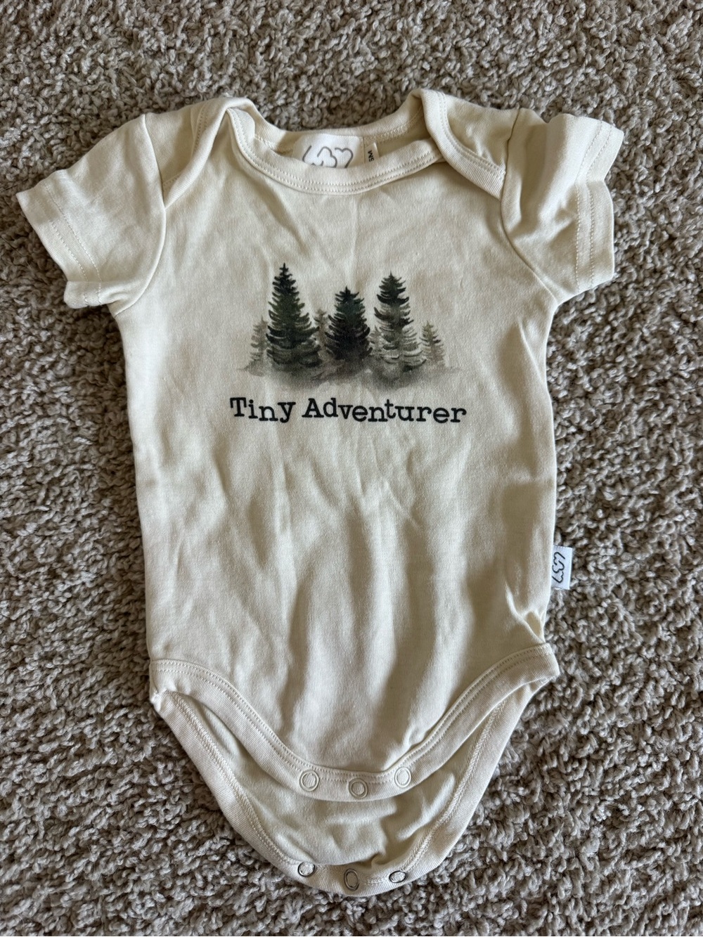 Tiny Adventurer Baby Onesie Organic Cotton